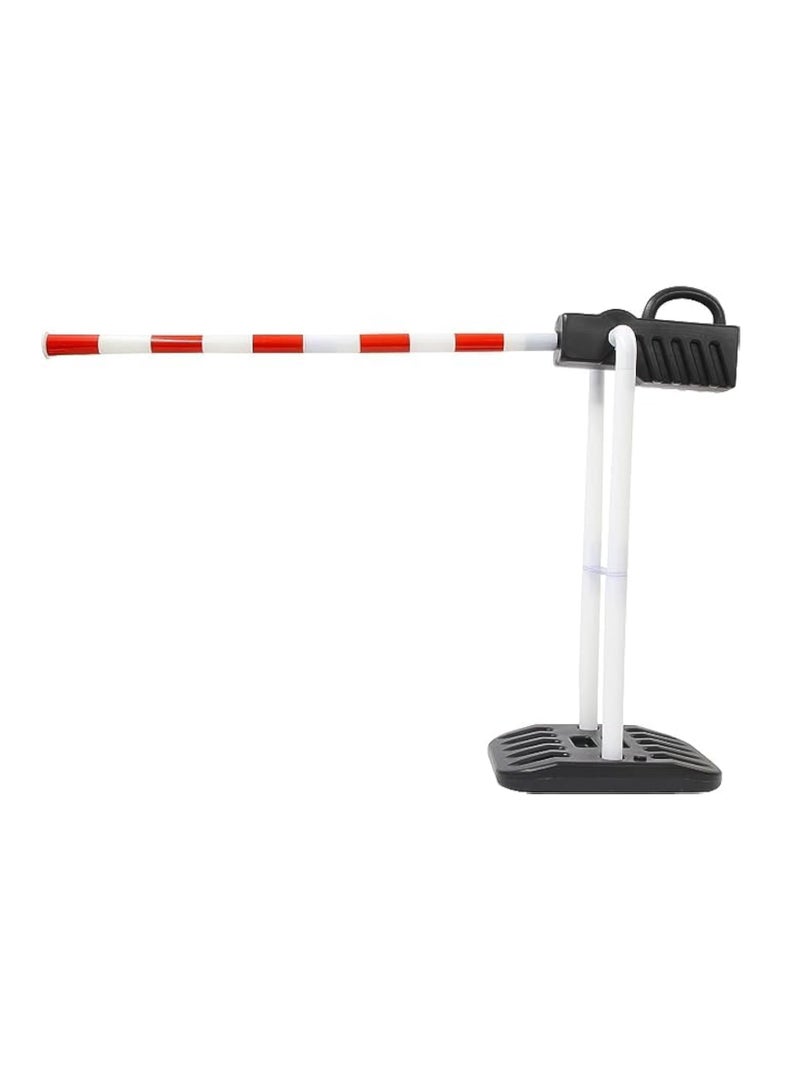 UKR Traffic Barrier & Parking Road Signs Toy Set – Construction & Parking Lot Play with Warning Signs, Lifting Rod, Police Car & Vehicles | Creative Pretend Play for Kids - Image 1