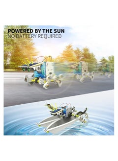 Y&D Robot Toys, Solar Toys,13-in-1 Education Toys -190 Pieces DIY Building Science Experiment Kit for Kids, Robotics Creative Puzzle Teens, Powered by The Sun  - Image 5
