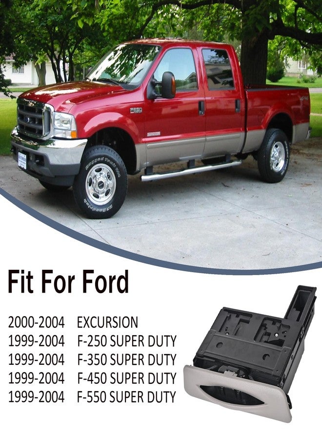 EKLN Dash Dashboard Cup Holder Compatible with 1999-2004 Ford F250 F350 F450 F550 Super Duty Excursion Replaces# YC3Z-2513560-CAD YC3Z2513560CAD Graphite Gray - Image 3