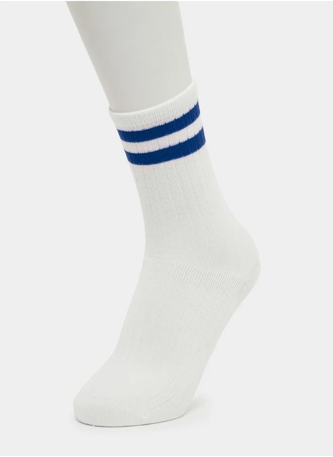 ستايلي Set of 3 - Striped Crew Socks