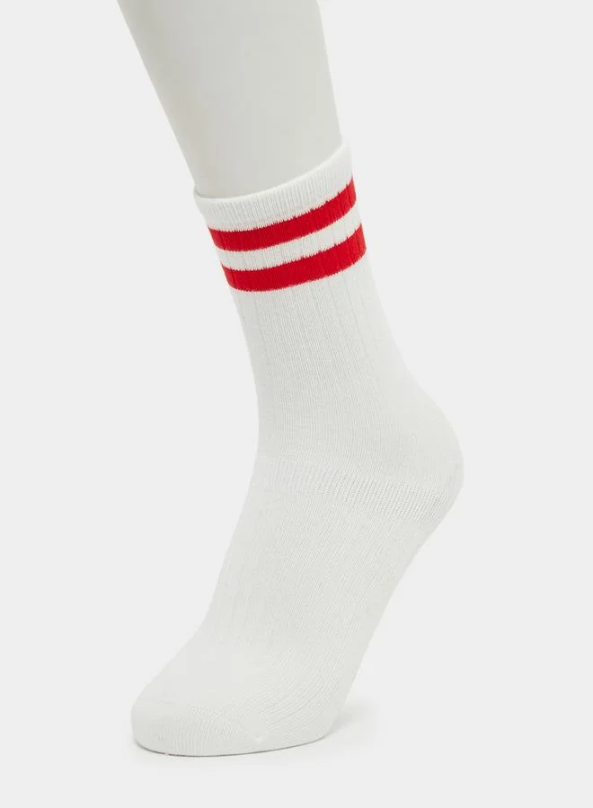 Styli Set of 3 - Striped Crew Socks