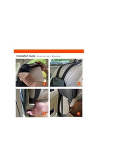 OUYoo OUYoo  Car Seat Storage Hanging Bag, Multi-Pocket Seat Side Organizer, Car Multifunctional Storage Organizer, Can Hold Mobile Phone, Wallet, Glasses, Suitable for Cars, SUVs, Trucks  - Image 4
