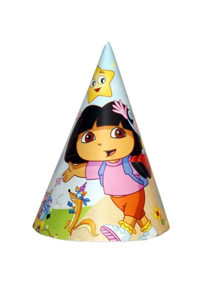 DORA PARTY HAT 6 PCS