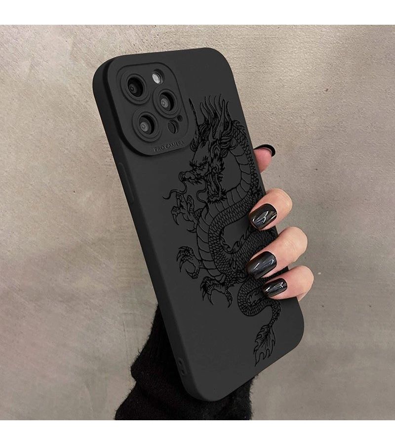 Black Dragon Phone Case Compatible With iPhone XR - Image 4