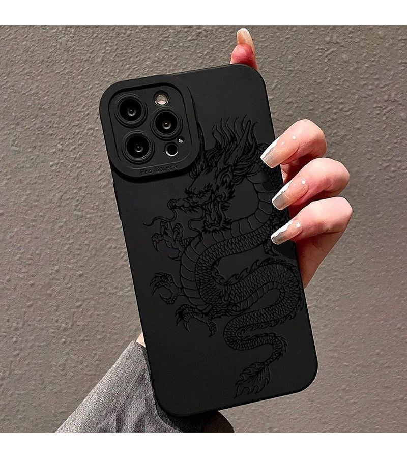 Black Dragon Phone Case Compatible With iPhone XR - Image 2
