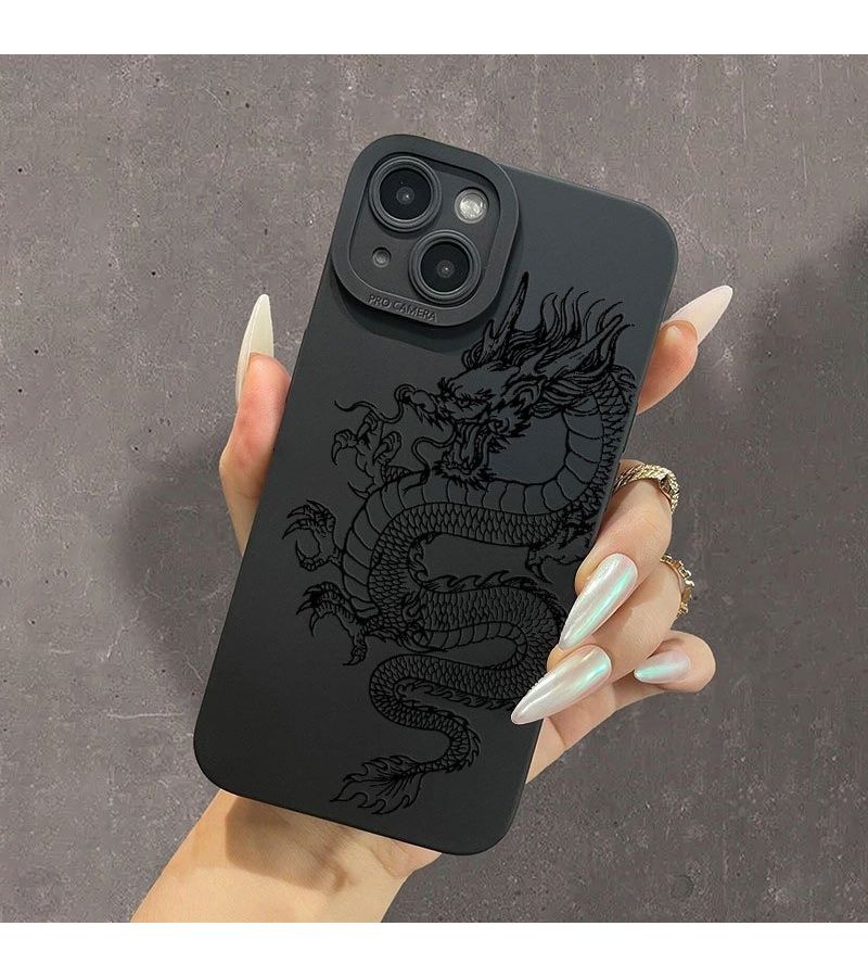 Black Dragon Phone Case Compatible With iPhone XR - Image 1