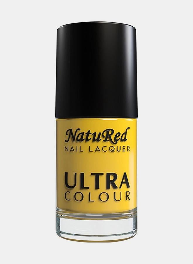 NatuRed Nail Lacquer Ultra Colour Polish, Warm Yellow