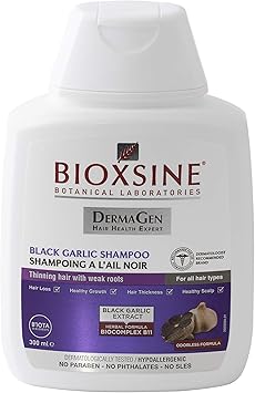 Bioxsine Bioxsine Vegetable Shampoo With Black Garlic Against Hair Loss Odourless Prevents Loss Promotes Healthy Hair For All Types Women and Men 300 ml - Image 3