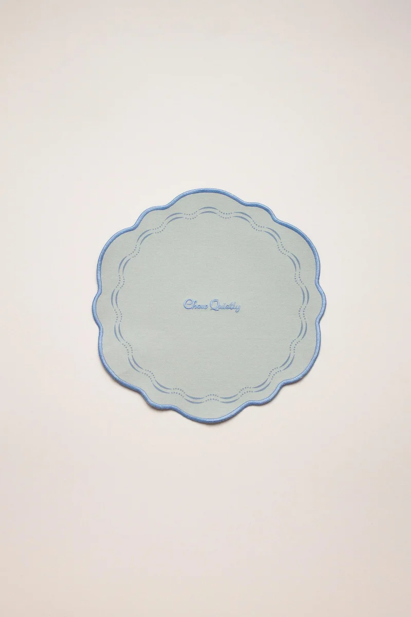 YVONNE ELLEN Set of 4 Slogan Placemats