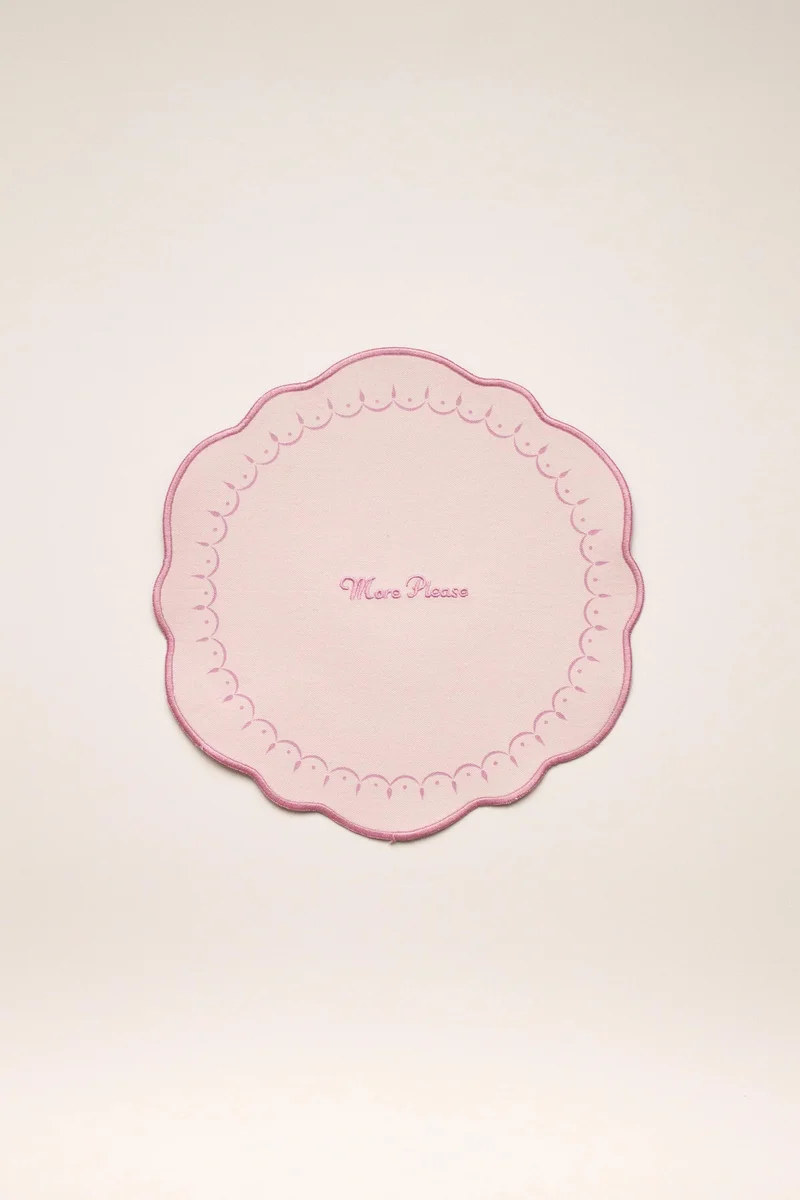 YVONNE ELLEN Set of 4 Slogan Placemats
