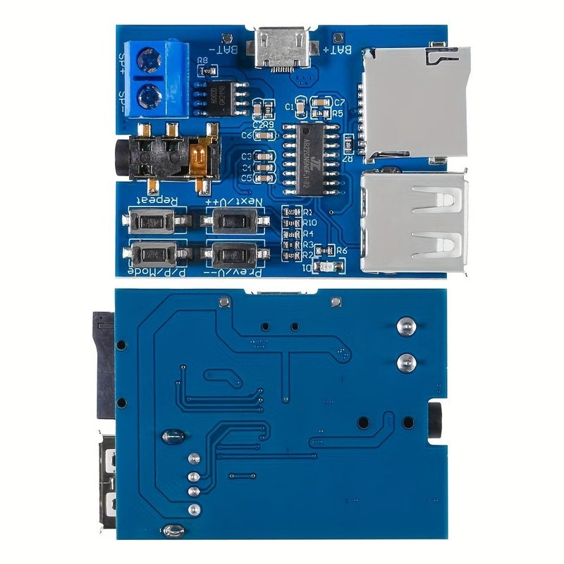 5pcs MP3 Lossless Decoder Player Module With Audio Amplifier Support TF Card And USB - Image 5