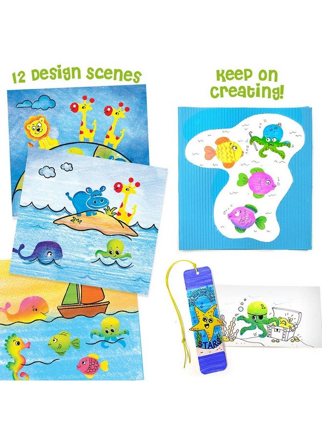 إيماجيميك مجموعة كتب تلوين للأطفال من Imagimake - Animal Kingdom - DIY - للأولاد والبنات من سن 3 سنوات فما فوق، متعددة الألوان - Image 5