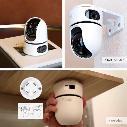 smars 5+5 MP DuaI Lens Smart WiFi PTZ Security Camera | Color Night Vision | Auto Motion Tracking | Two Way Audio | MSR89 - Image 5