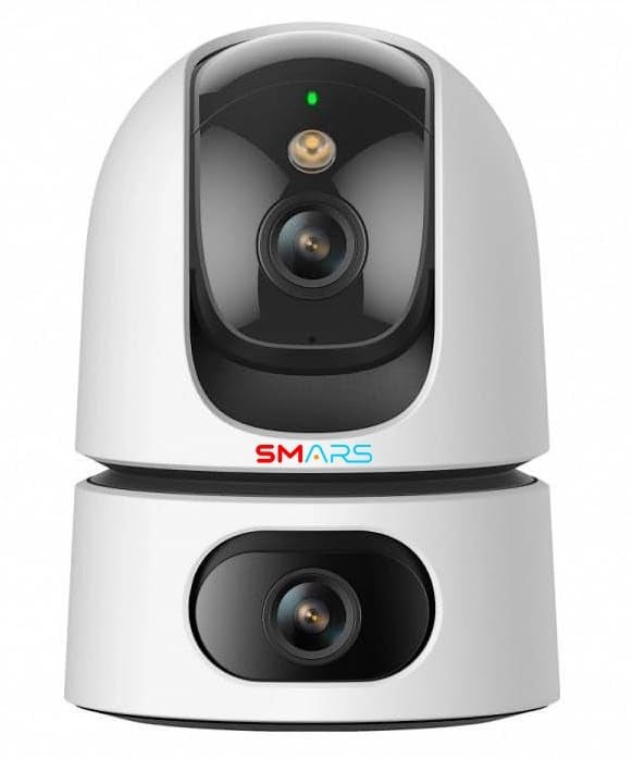 smars 5+5 MP DuaI Lens Smart WiFi PTZ Security Camera | Color Night Vision | Auto Motion Tracking | Two Way Audio | MSR89 - Image 1