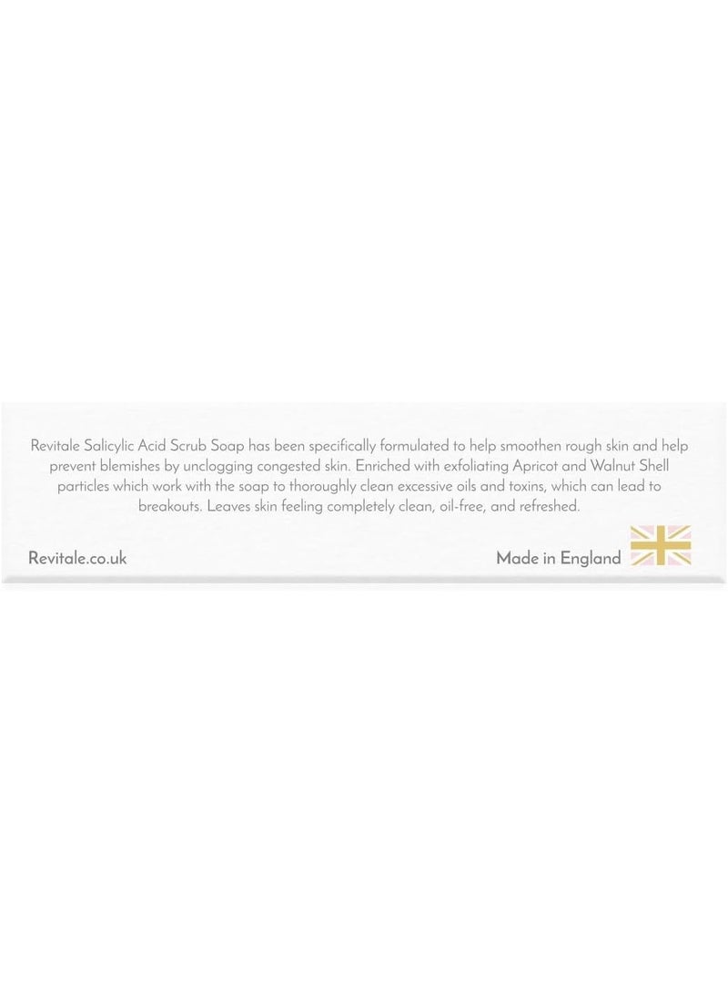 Revitale Advanced Salicylic Acid Scrub Soap with Apricot & Walnut Shell, 80g - Image 3