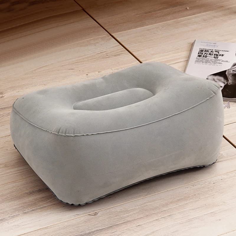 YAGZON Inflatable Travel Foot Rest Pillow Helps Reduce DVT Risk on Flights Feet Rest Leg Rest Support Cushion for Travel Office Car Camping Aeroplane Foot Massage Stool Relaxtion - Image 2