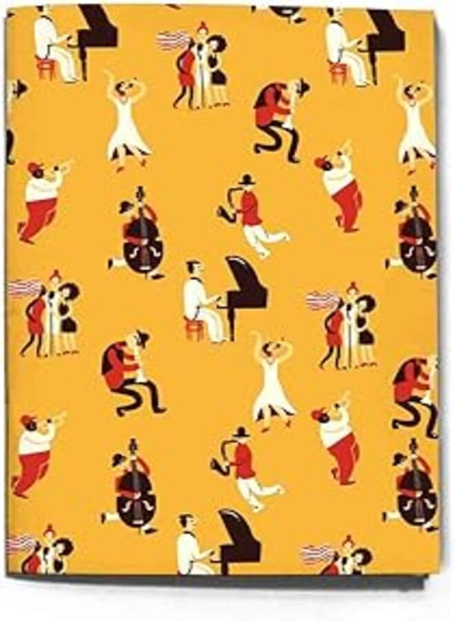 THE INKJECTION A5189L, A5 Notebook Jazz Yellow design