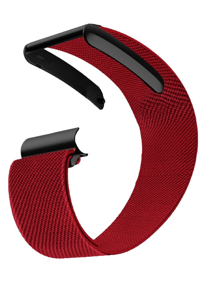 CATANES Nylon Sport Band for Whoop 4.0 Breathable Adjustable Wristband, Water Resistant Replacement Strap, Soft, Comfort, Durability, Easy to Use - Red - Image 1