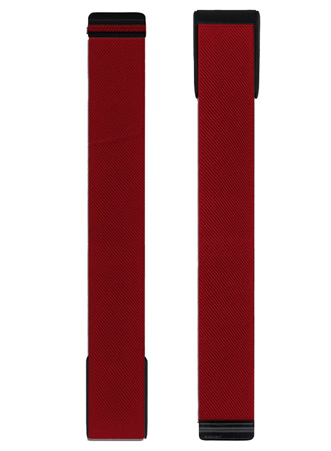CATANES Nylon Sport Band for Whoop 4.0 Breathable Adjustable Wristband, Water Resistant Replacement Strap, Soft, Comfort, Durability, Easy to Use - Red - Image 2