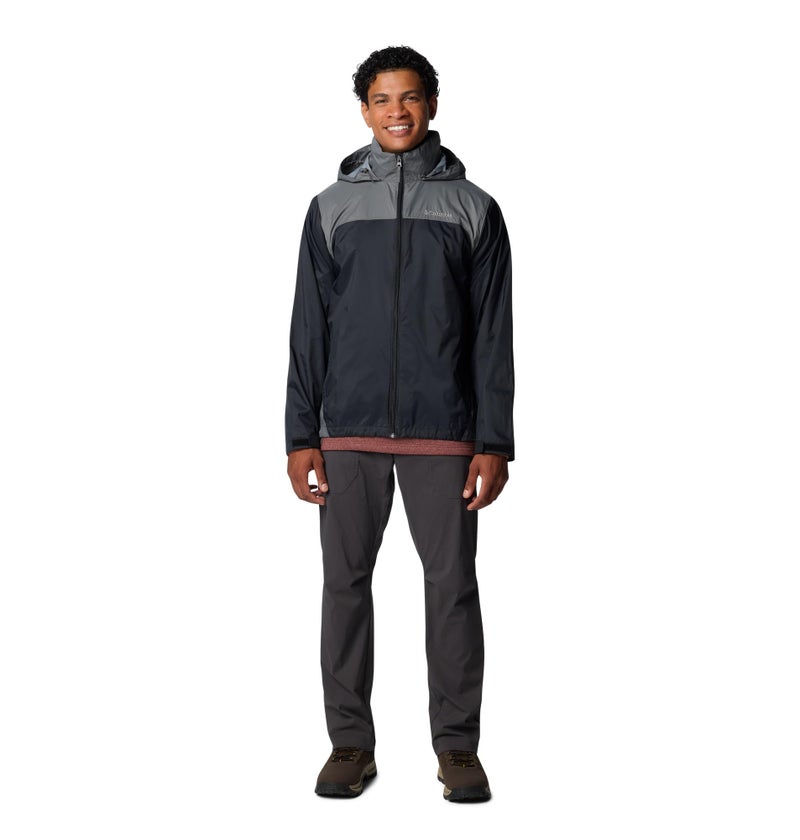 Columbia Men's Glennaker Lake II Rain Jacket, Black/City Grey, XX-Large - Image 3