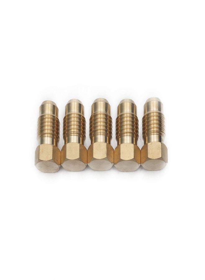 LTWFITTING Brass Flare 5/8" OD Plug, Brass Flare Tube Fitting(Pack of 5) - Image 1