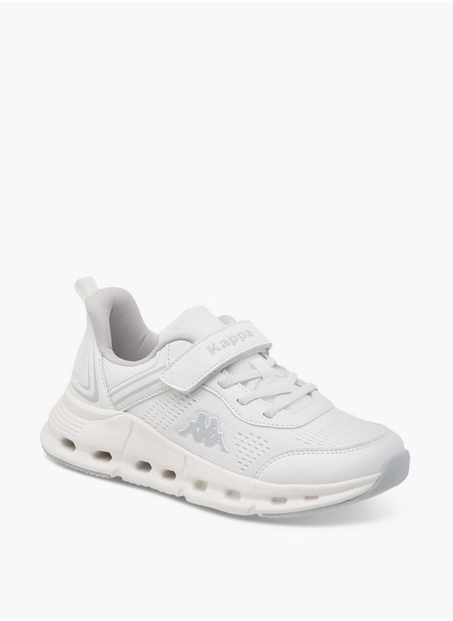 Boys' Logo Detail Sports Shoes with Hook and Loop Closure