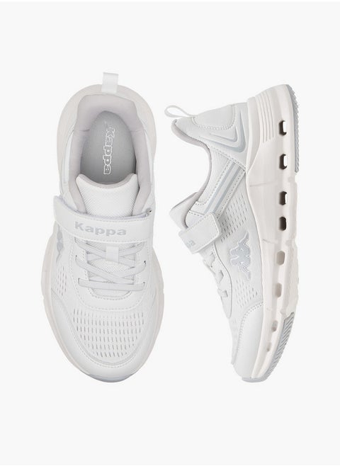 Boys' Logo Detail Sports Shoes with Hook and Loop Closure