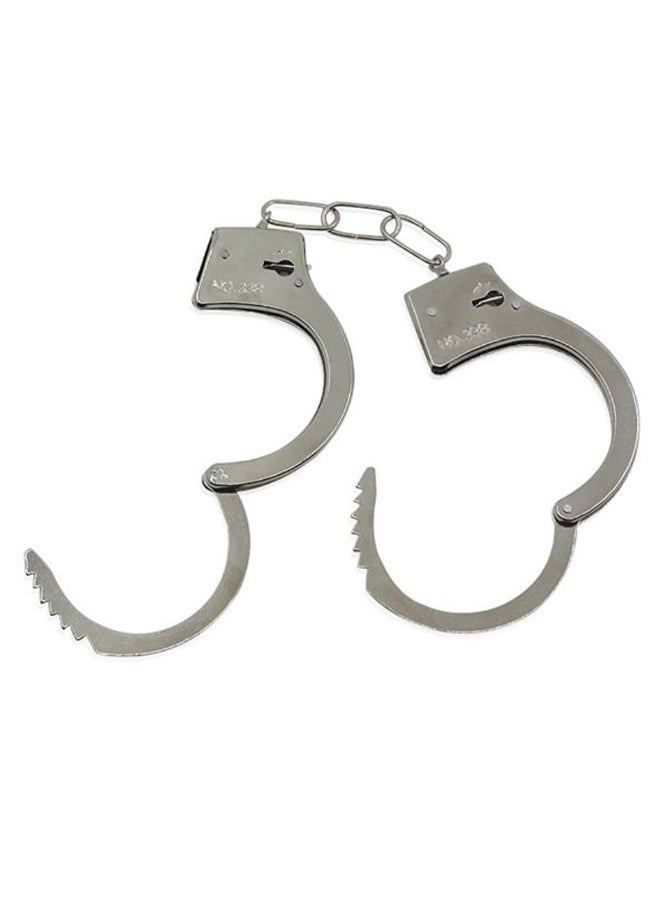 Police Role Play Handcuff Toy, Pretend Play Costume Accessory for Kids, Children Police Role Play Costume Handcuffs, Pretend Play Toy Handcuff with Keys for Cosplay & Dress Up - Image 2