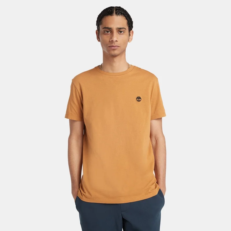 Timberland Men's Oyster River Chest Logo T-Shirt