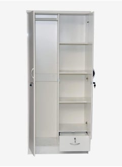 SILA 2 Door Wooden Wardrobe Cabinet Cupboard Engineered Wood Perfect Modern Stylish Heavy Duty  - Image 2