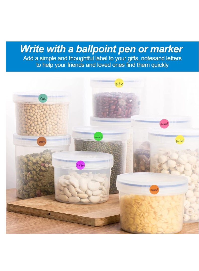 Sadaf 1080-Piece Round Labels 10mm Diameter Yellow - Image 3