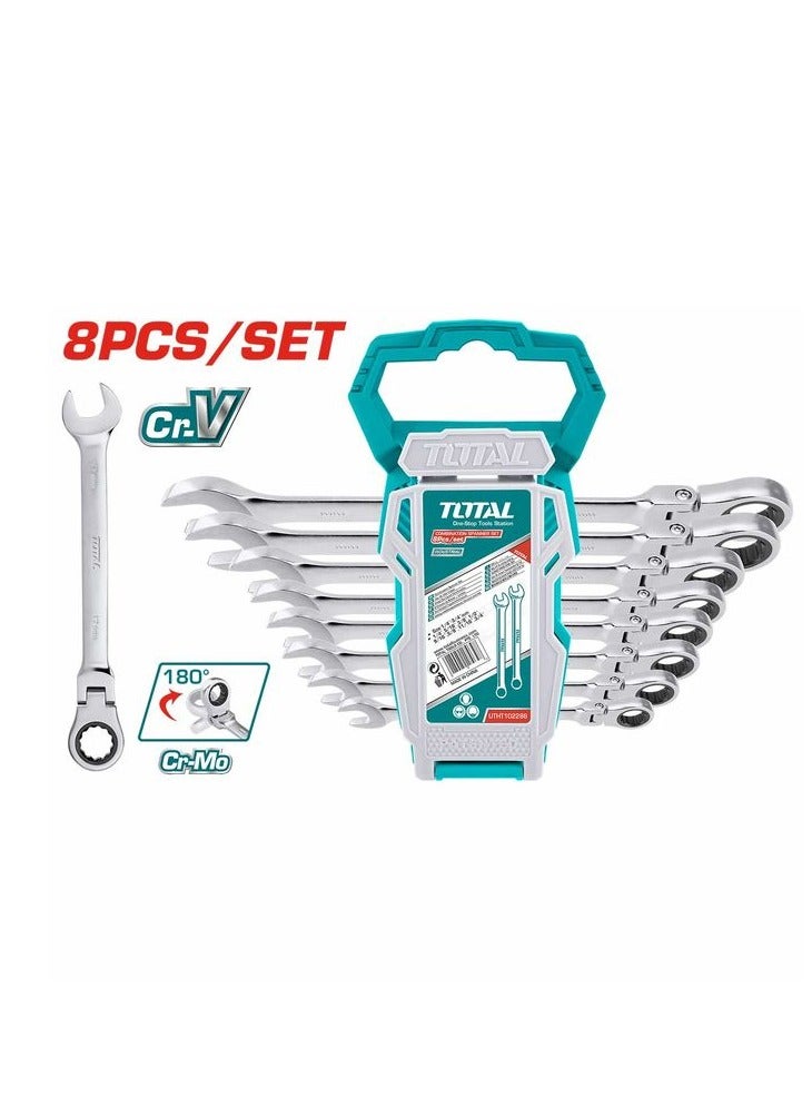 TOTAL 8-Piece Flexible Impact Wrench Set (THT102RK586)