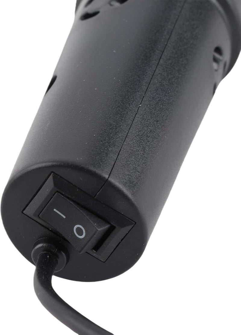 مثقاب يدوي كهربائي للراتنج، مثقاب صغير مع 10 أدوات حفر، قابل للشحن عبر USB، مصنوع من ABS وسبائك، سرعة 8500 دورة في الدقيقة، أسود، مصمم لصناعة المجوهرات من الراتنج، يمكنه حفر ثقوب صغيرة بسهولة (أسود) - Image 3