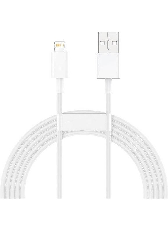 Hiqonic 2.4A 3 Meter Fast Charging Supported Lightning To USB Charging Cable Compatible with iPhone 7 8 x 11 12 13  - Image 1