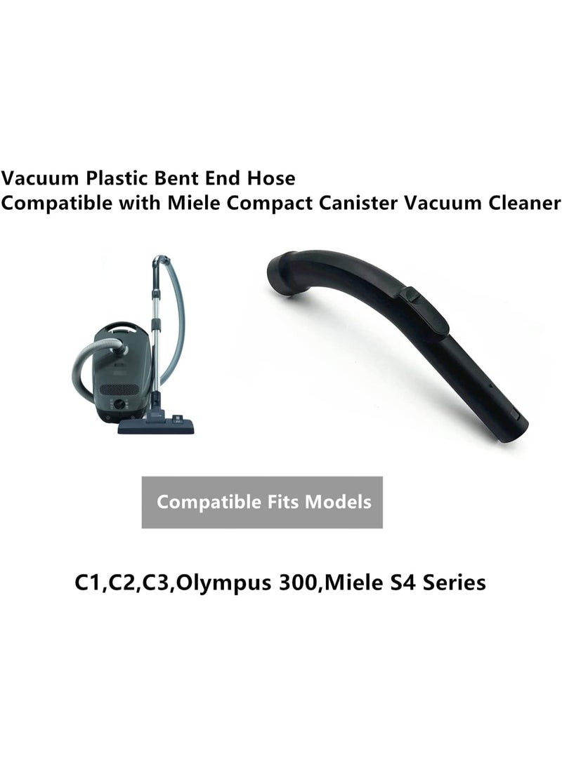 Plastic Bent End Hose for Miele Vacuum Cleaner, Replacement Hose Handle Compatible with Miele Compact C1 C2 C3 S4 Canister Vacuum - Image 3