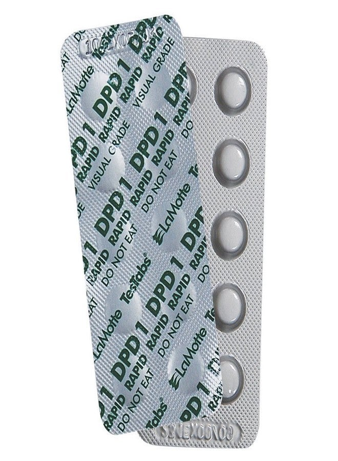 لاموت LaMotte 6999A Visual Grade TesTabs, Chlorine DPD #1 RAPID, 100 ct. - Image 1
