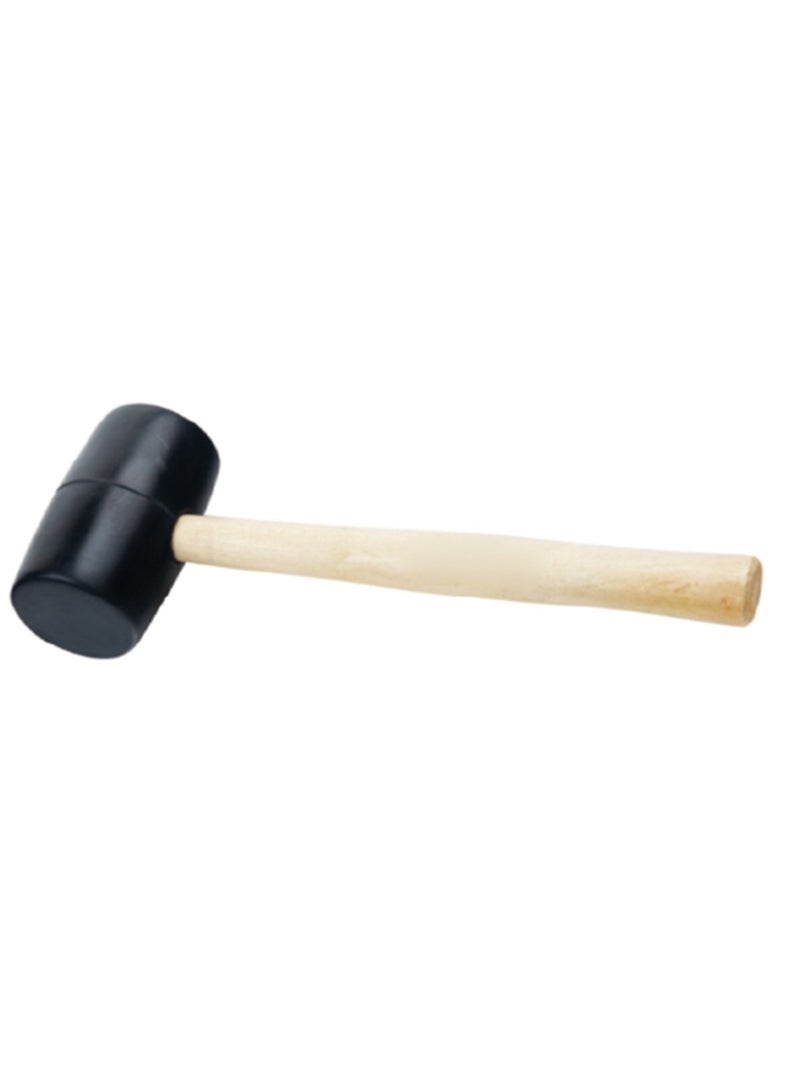 KSEIBI Professional Rubber Hammer with Comfortable Grip Non-Slip Fiberglass Handle Soft Face Hammer for Tiles and Other Work Black rubber head for setting tiles into the adhesive.  - Image 4