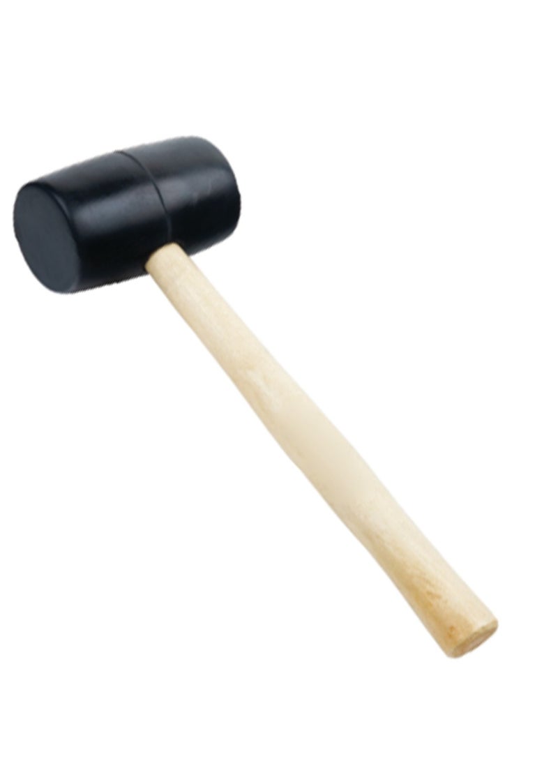 KSEIBI Professional Rubber Hammer with Comfortable Grip Non-Slip Fiberglass Handle Soft Face Hammer for Tiles and Other Work Black rubber head for setting tiles into the adhesive.  - Image 5