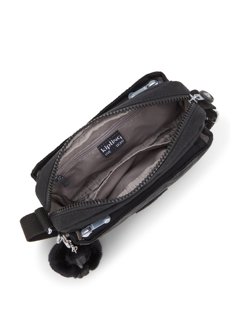 kipling - Abanu Mini Crossbody Bag with Adjustable Shoulder Strap Black Noir - Image 1