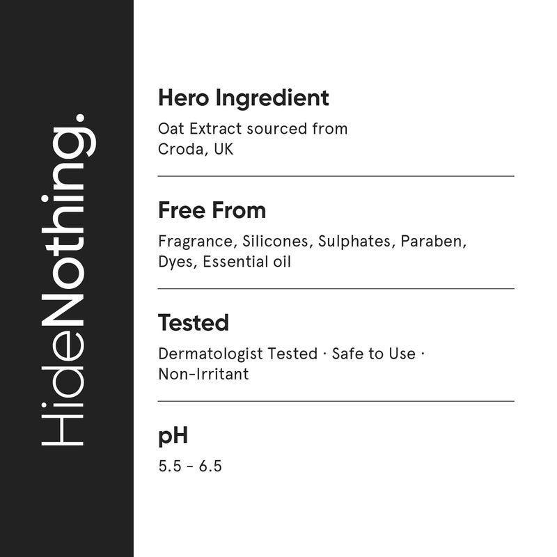 Minimalist 6% Oat Extract Gentle Face Wash for Sensitive, Dry & Dehydrated Skin | Hyaluronic Acid Provides Hydration | For Women & Men | 4 Fl Oz / 120 ml - Image 5
