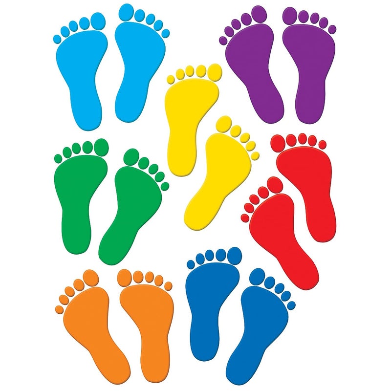 Teacher Created Resources Footprint Accents (TCR5115)