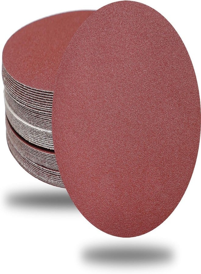 SACKORANGE 50 PCS 9" Drywall Sanding Discs Set for Hand Radial Sander- 60 80 120 180 240 Grits - 9 Inch Round Hook & Loop Sandpaper Aluminum Oxide Sander Disc for Hand Power Drywall Sander - Image 1