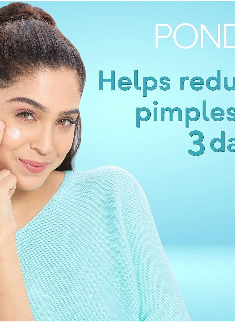 PONDS Pimple Clear, Facewash, 100G, For Glowing Skin, With Active Thymo-T Essence Formula, Helps Reduce Pimples In 3 Days, Face Wash Controls Oil, Reduces Blackheads  - Image 5