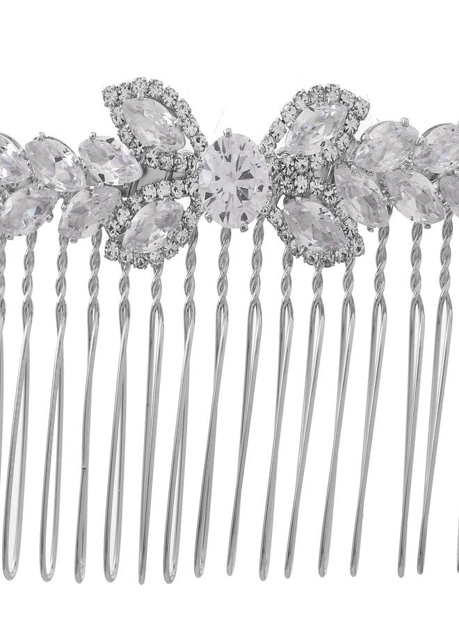 VOYLLA Royal Romance Noorie Comb Pin Hair Accessories|Comb Pin Hair Accessories For Women|Women Hair Accessories|Gift For Women|American Diamond|Wedding|Cocktail|Love|Heart|Party|Valentine Gift - Image 5