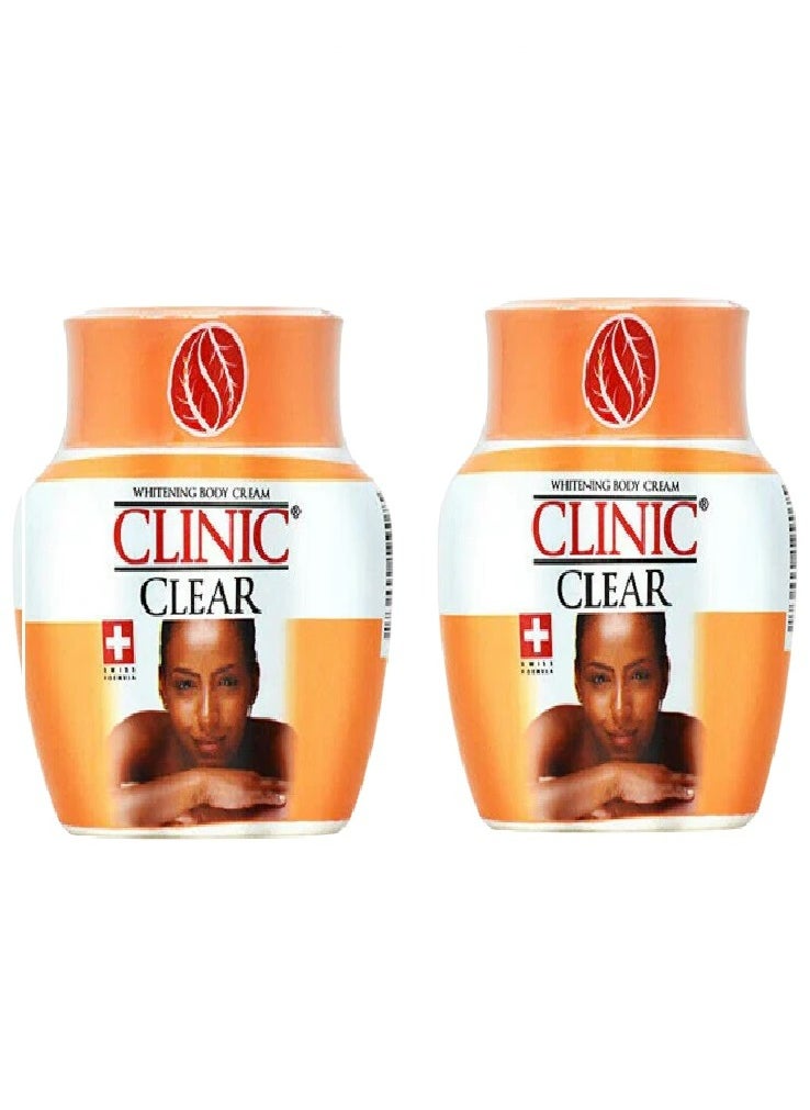 Clinic Clear 2 Pieces Of Whitening Body Cream 150grams  - Image 1