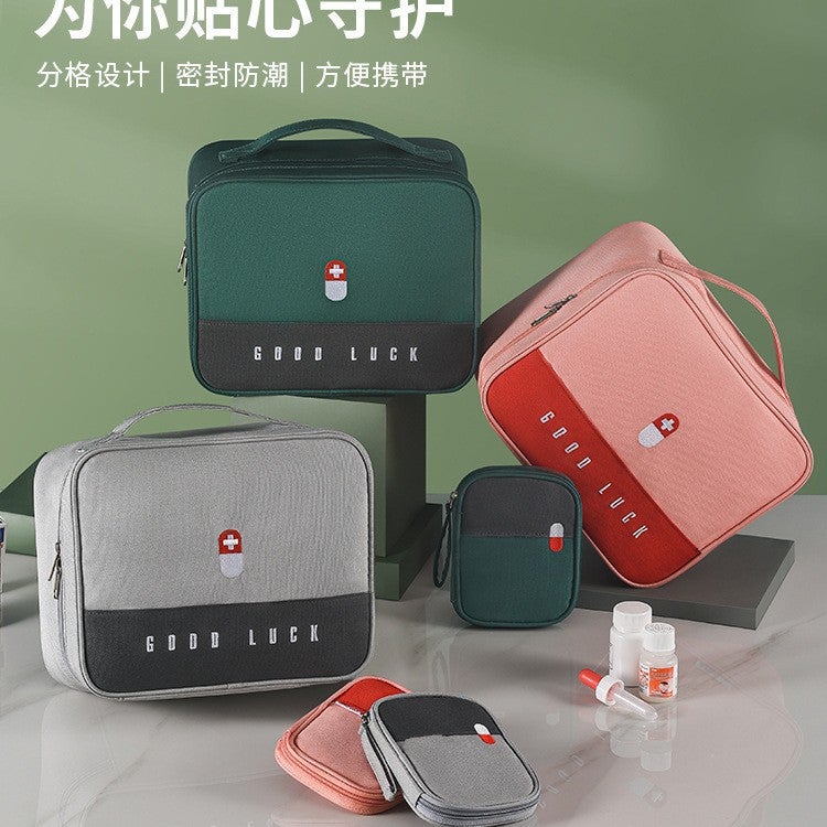 Household Medicine Storage Bag, Portable Small Medicine Bag, Portable Travel Small Storage Bag, Medical Kit, Emergency Kit Wholesale - Image 3