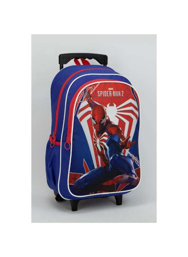SunCe 5-Piece Spiderman Zipper Closure Trolley Backpack Set Blue and Red 42 x 30 x 21 cm SUNS-8010SPD  - Image 2