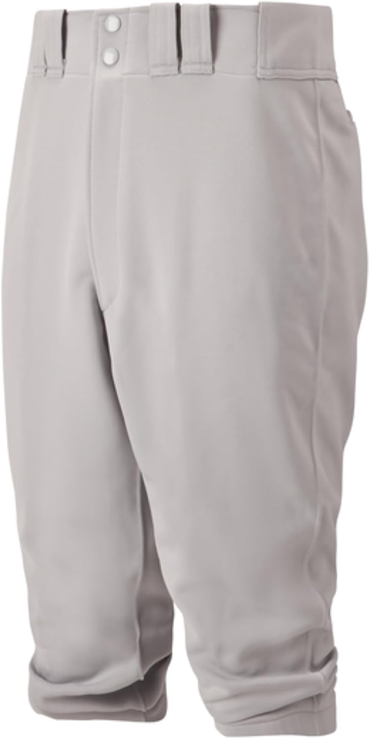 Mizuno Youth Select Short Baseball Pant - Grey - Image 1