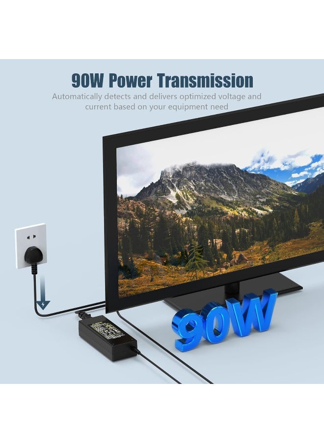 Easy BUYE  19.5V 90W Power 6.5 * 4.4 Supply Charger Compatible for Sony Bravia TV Monitor KDL-32 KDL-40 W600B W650A W674A W700B W800B KDL48W600B KDL-42W650A KDL-40W600B Sony, VAIO Smart Laptop Charging cable - Image 3