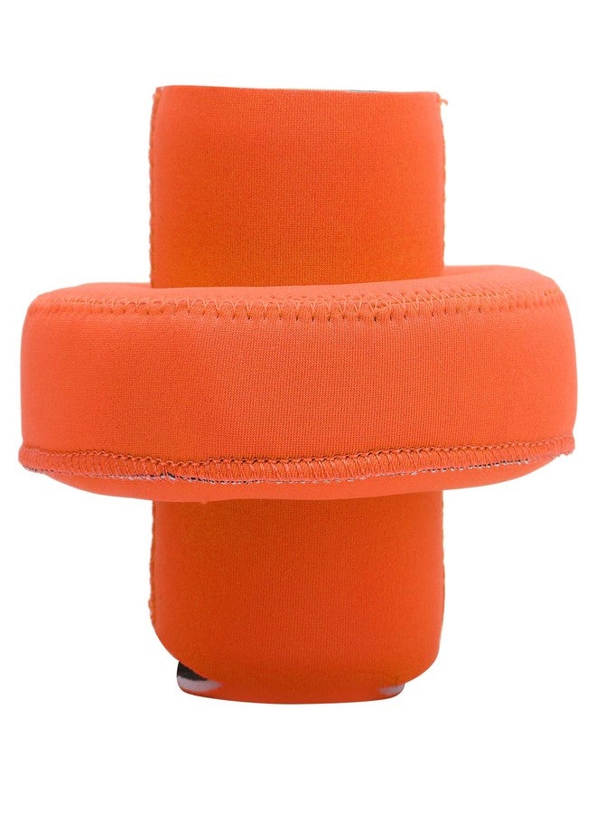 Heayzoki Floating Drink Holder 330ml Neoprene Materials Neoprene Floating Drink Holder for The Swimming Pool, Beach, Lake, River(Orange) - Image 1